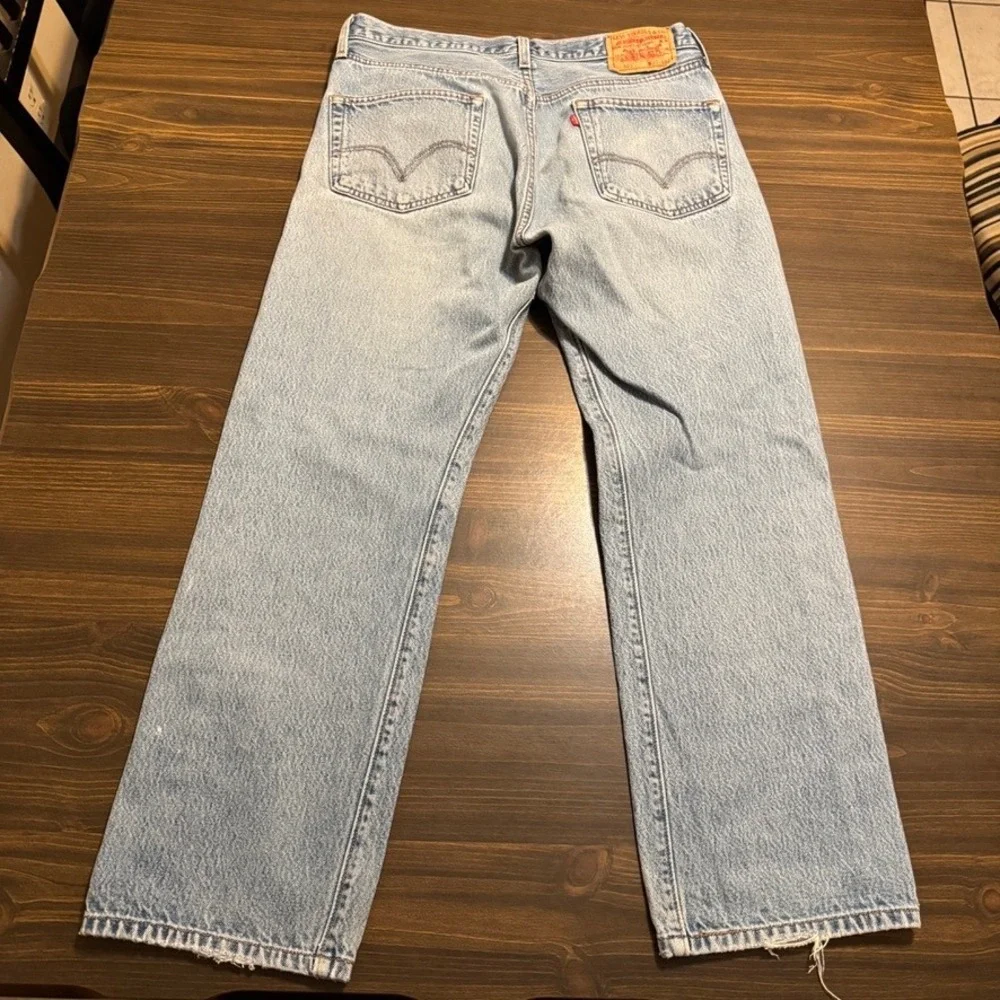 Vintage Levis 501xx Jeans Mens‎ 36x32 blue Denim Button Fly Red tab Straight 00s